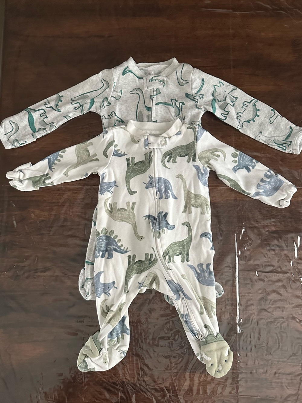 Carter’s Dinosaur Footie Pajamas (Lot of 2)